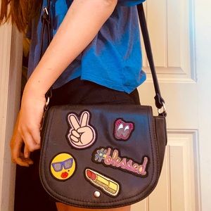 Arizona Jean company! Black bag with patches